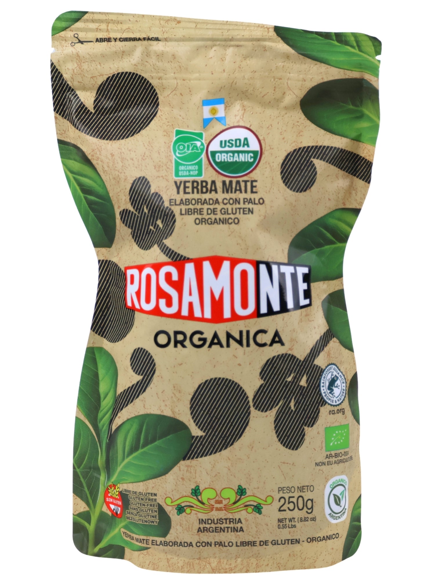 Rosamonte Organica Zipper (250g)